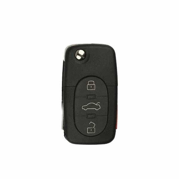 Keyless Factory KeylessFactory: 4Button FLIP KEY FOR VOLKSWAGEN FCC 1K0959753H / Chip 48 RFK-VW-753H - main